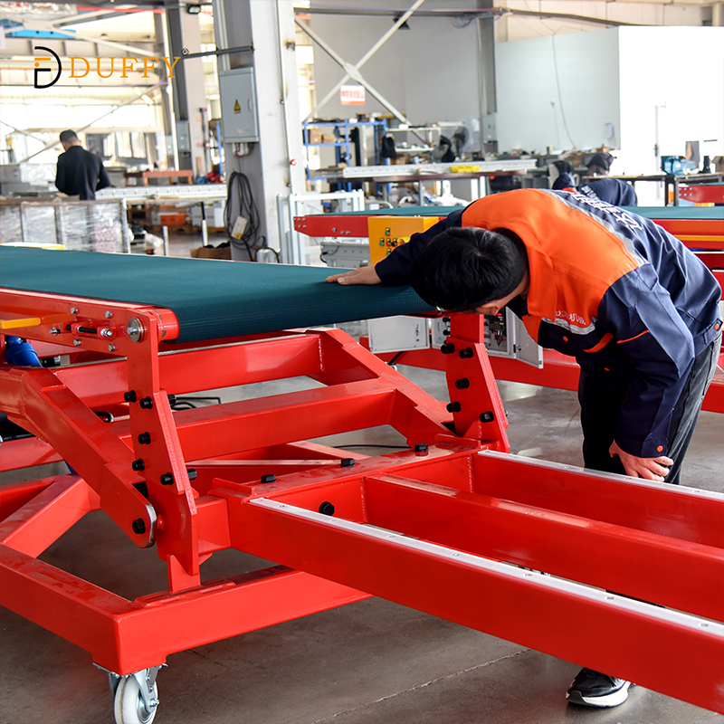 Container Conveyor For Loading And Unloading