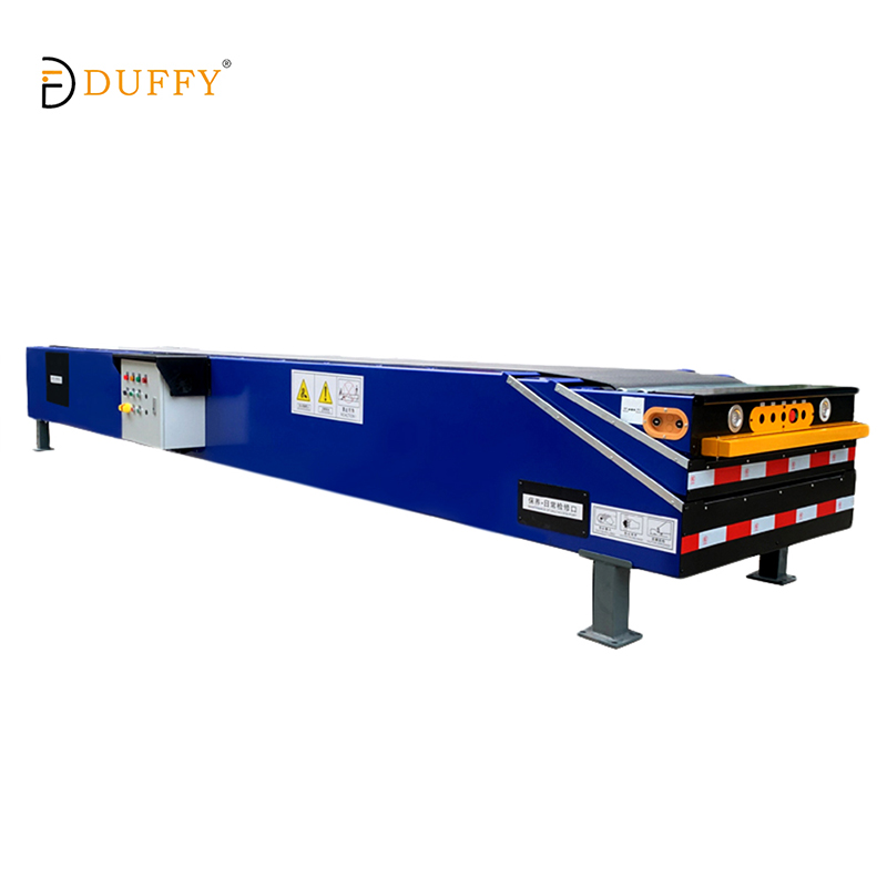 Telescopic Boom Conveyor Belt For Truck Loading
