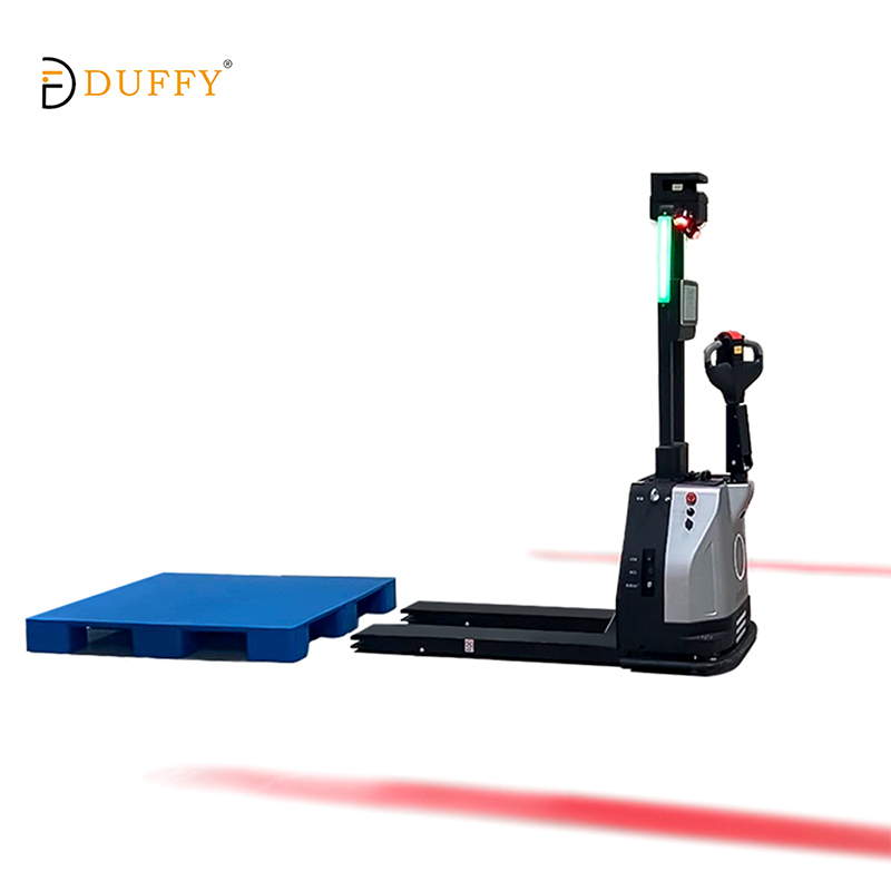 Automated Guided Forklift Agv Reach Truck