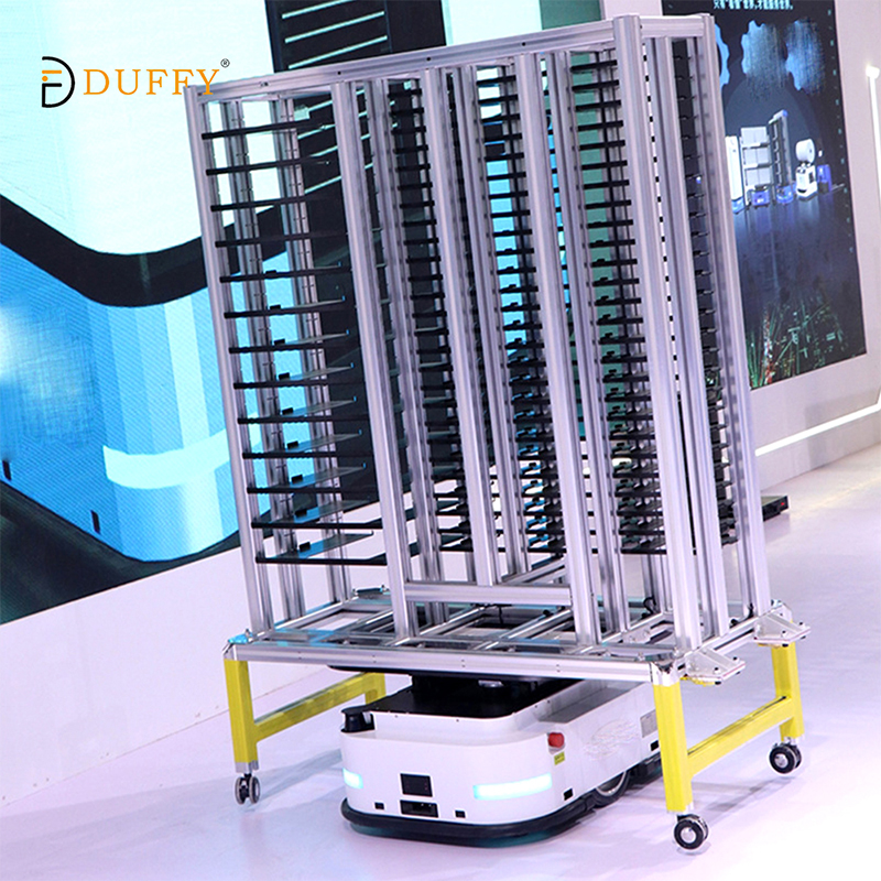 Automated Guided Forklift Agv Reach Truck