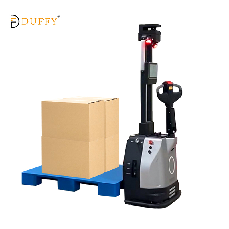 Automated Guided Forklift Agv Reach Truck