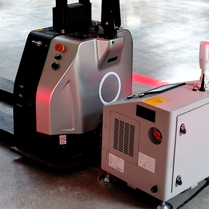 Automated Guided Forklift Agv Reach Truck