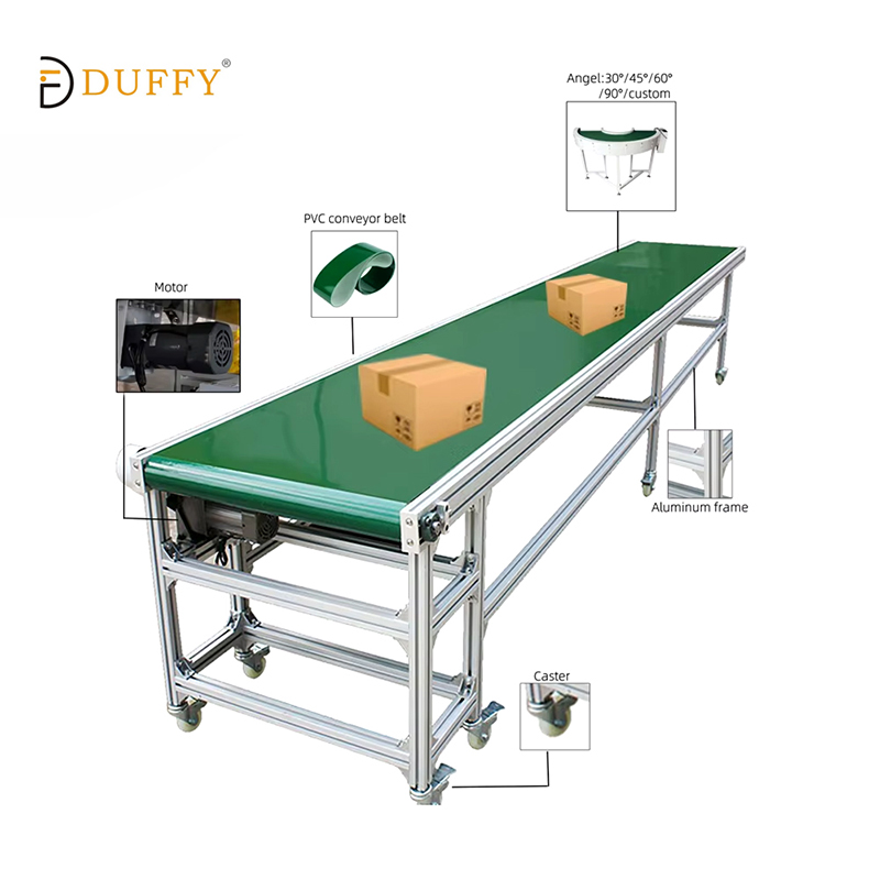 Logistics Express Package Sorting Conveyor Belt Line