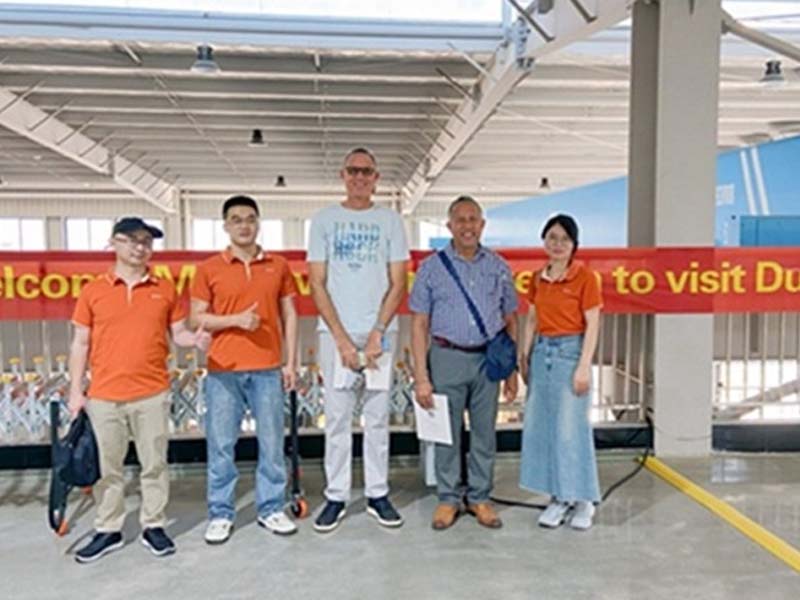 Visit from Jamaican clients