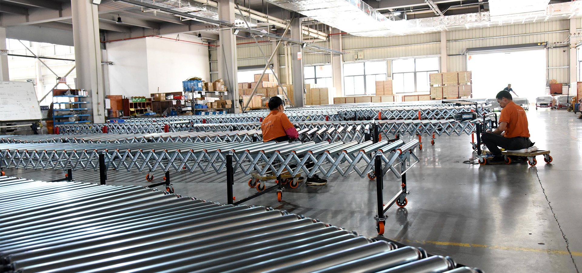 Advanced production equipment in the factory