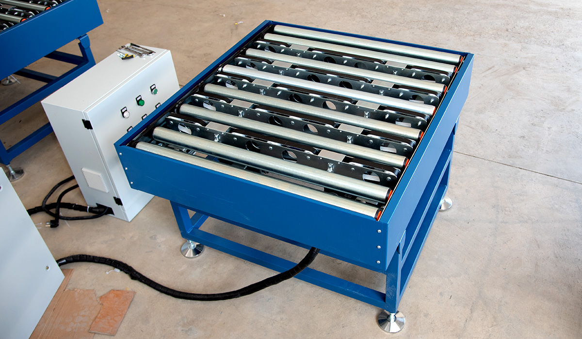 90 Degree pop up roller conveyor
