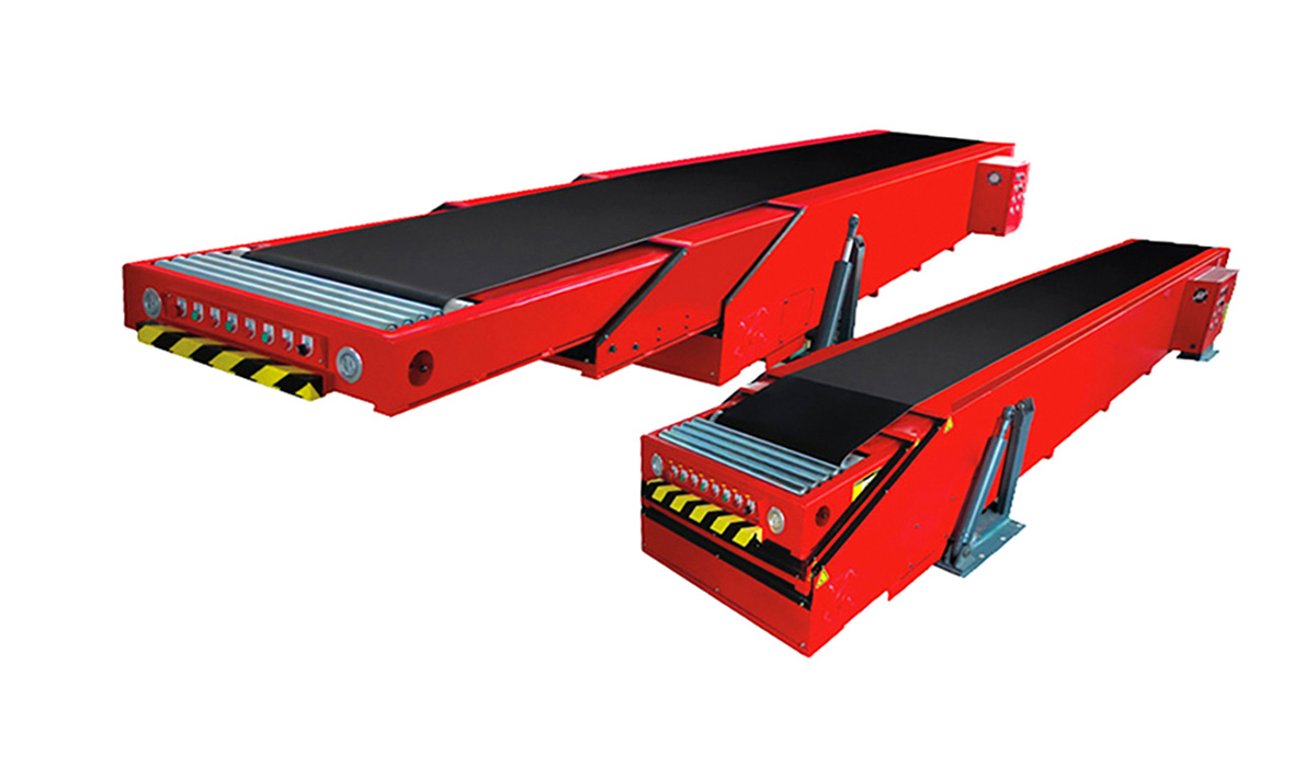 telescopic boom conveyor