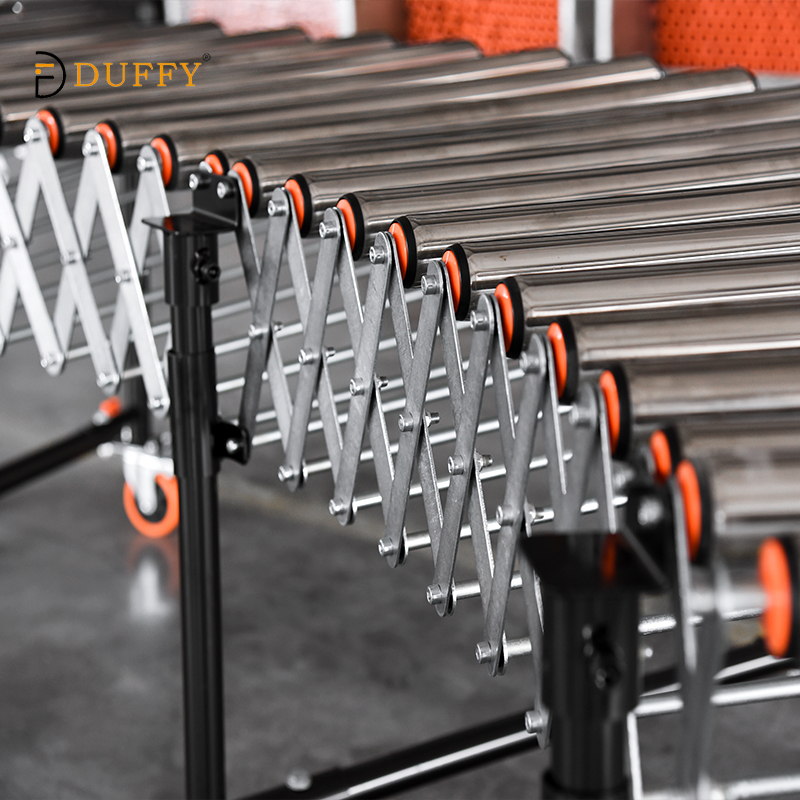 Industrial Flexible Gravity Roller Conveyor Systems