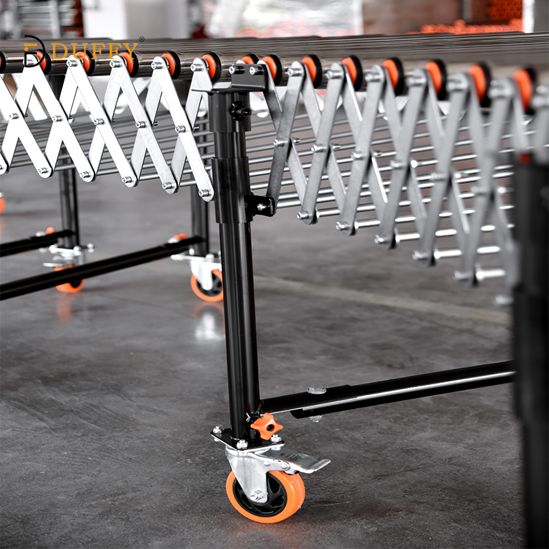 Industrial Flexible Gravity Roller Conveyor Systems