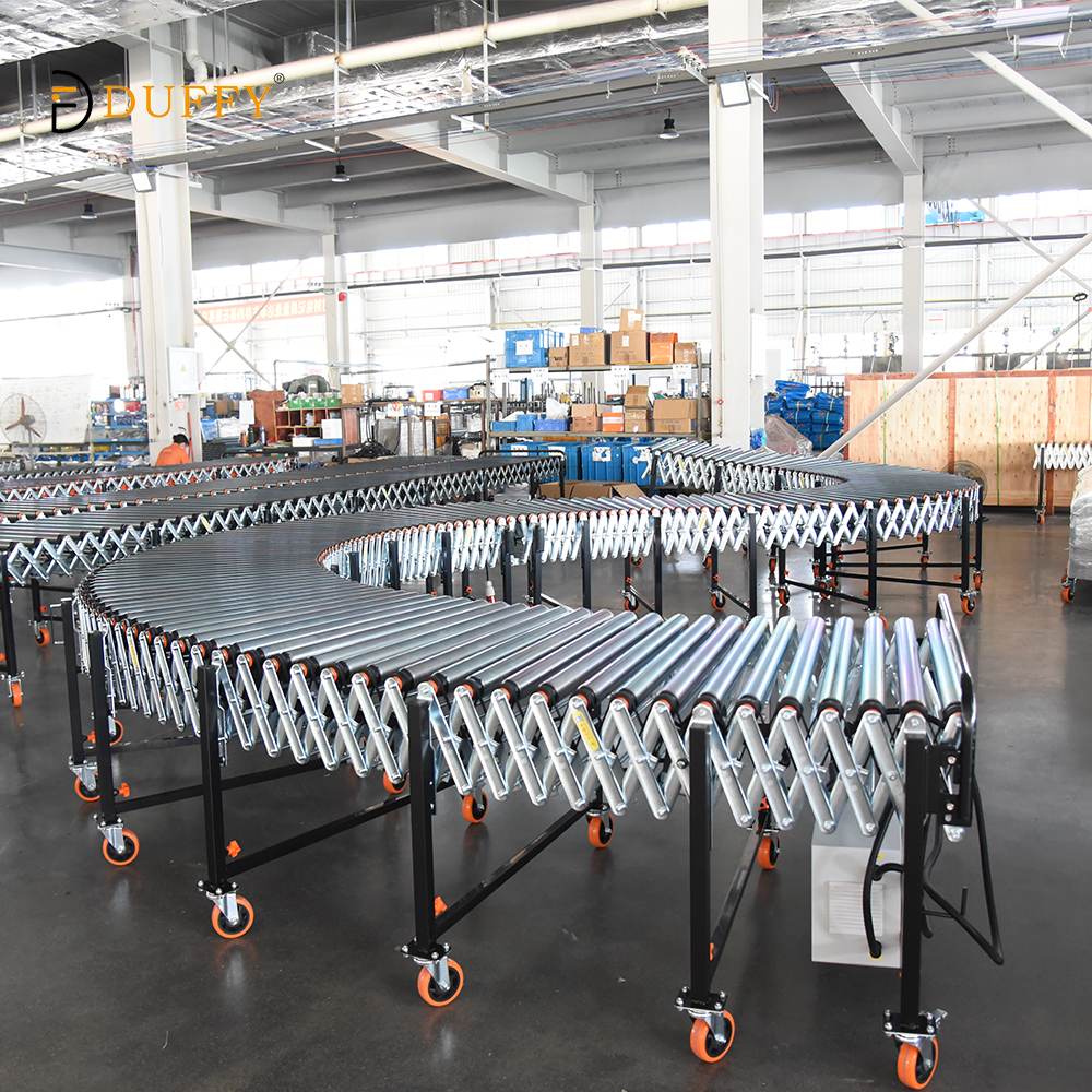 flexible gravity roller conveyor