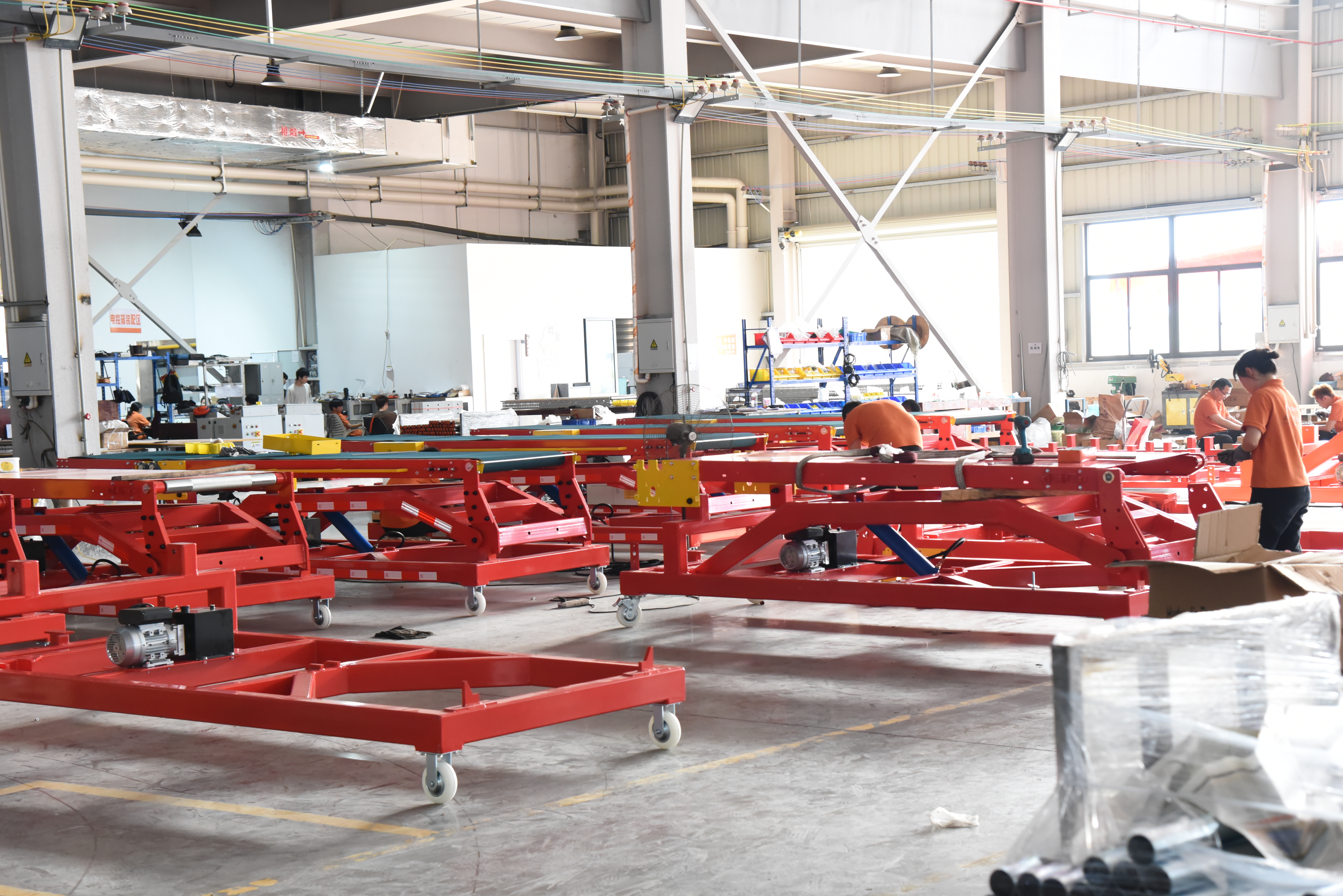 rollers for unloading trucks