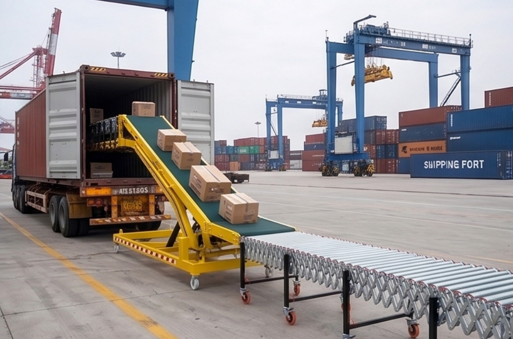 truck loading conveyor