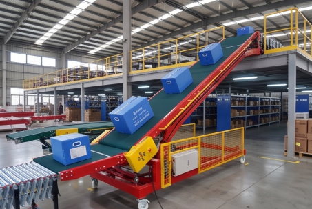 container unloading conveyor