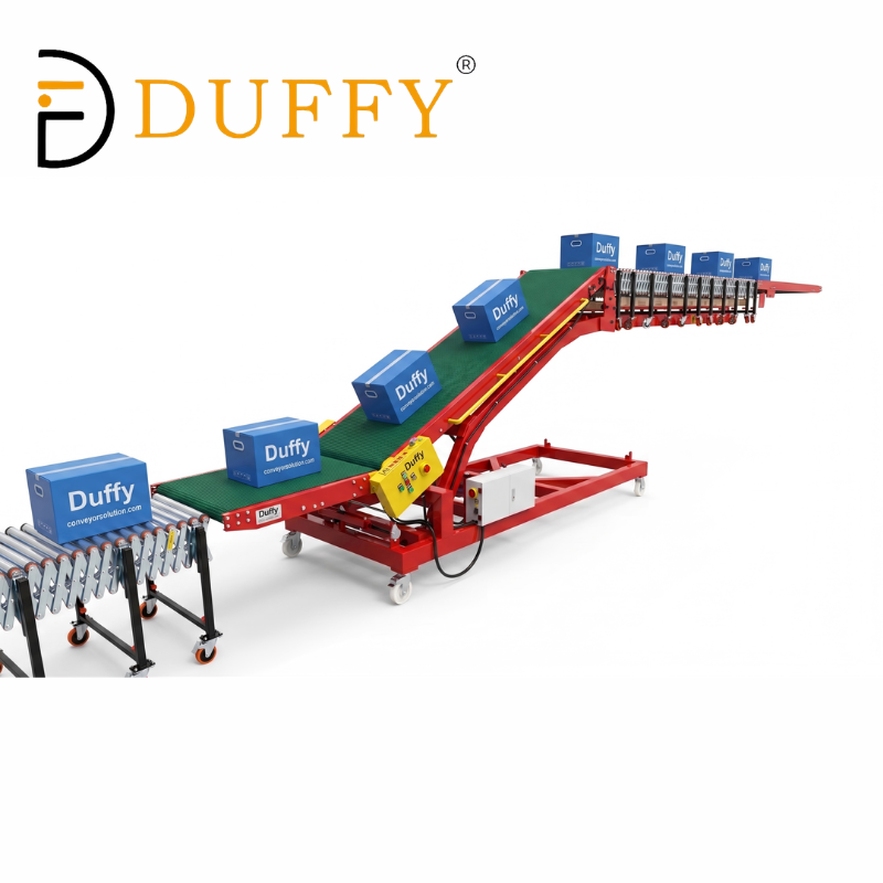 Telescopic Loader Conveyor For Truck Loading