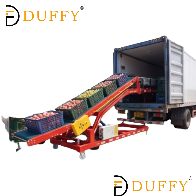 Container Loading And Unloading Conveyor System