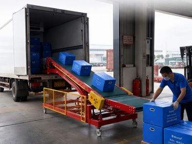 Portable Truck Loading Conveyor for Warehouse & Logistics