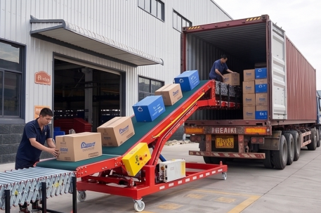 Portable Truck Loading Conveyor for Warehouse & Logistics