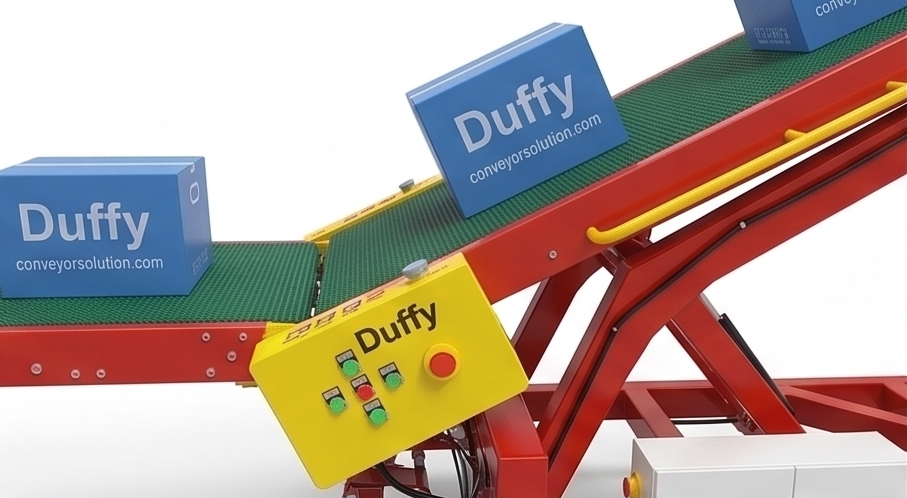 unloading belt conveyor
