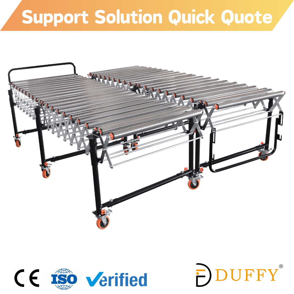 telescopic roller conveyor