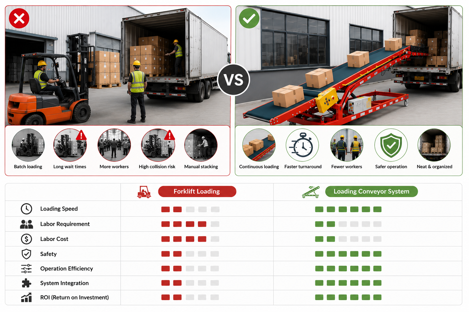 truck loading conveyor