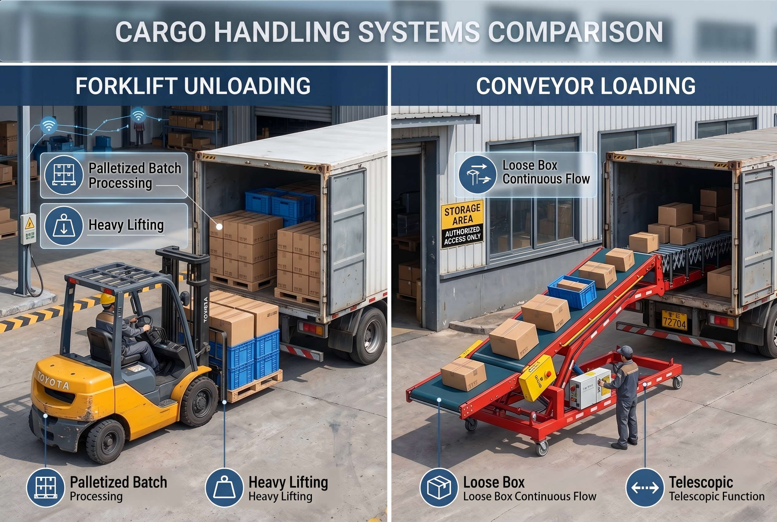 truck loading conveyor