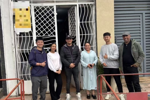 Visiting customers overseas