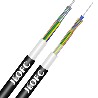 Loose tube stranded non-metallic strength member armored optical cable