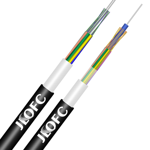 Loose tube stranded non-metallic strength member armored optical cable
