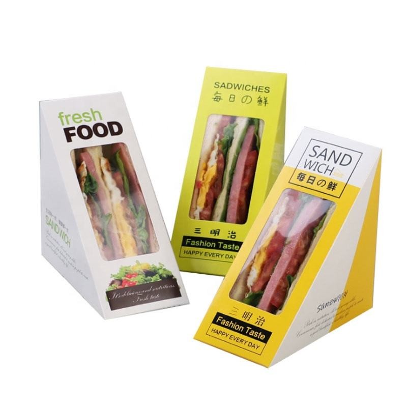Kraft Paper Hotdog Sandwich Box Packaging