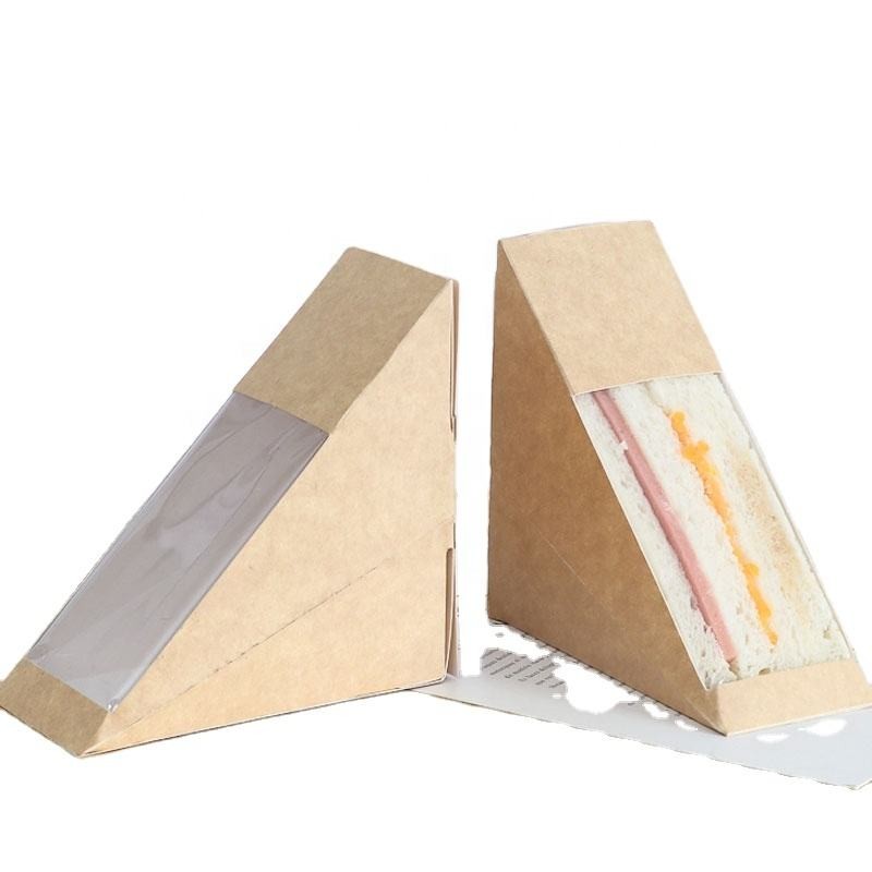 Kraft Paper Hotdog Sandwich Box Packaging