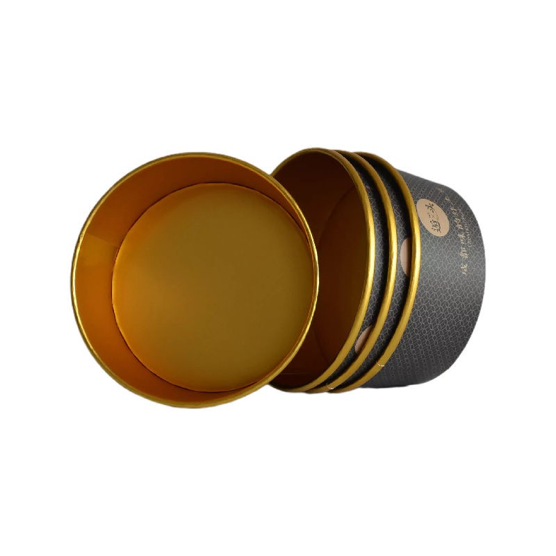 32 Oz Large Aluminum Gold Foil Coated Oil Proof Paper Bowls
