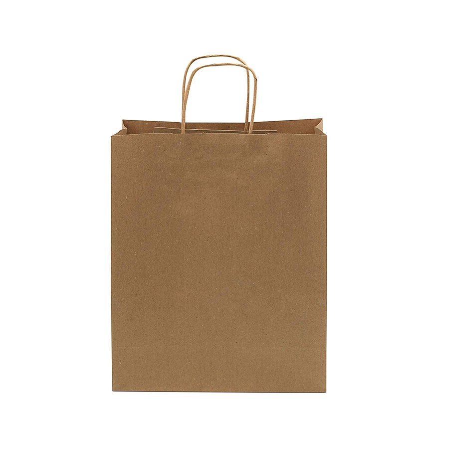 Recycled Brown Kraft Paper Gift Bags With Handles