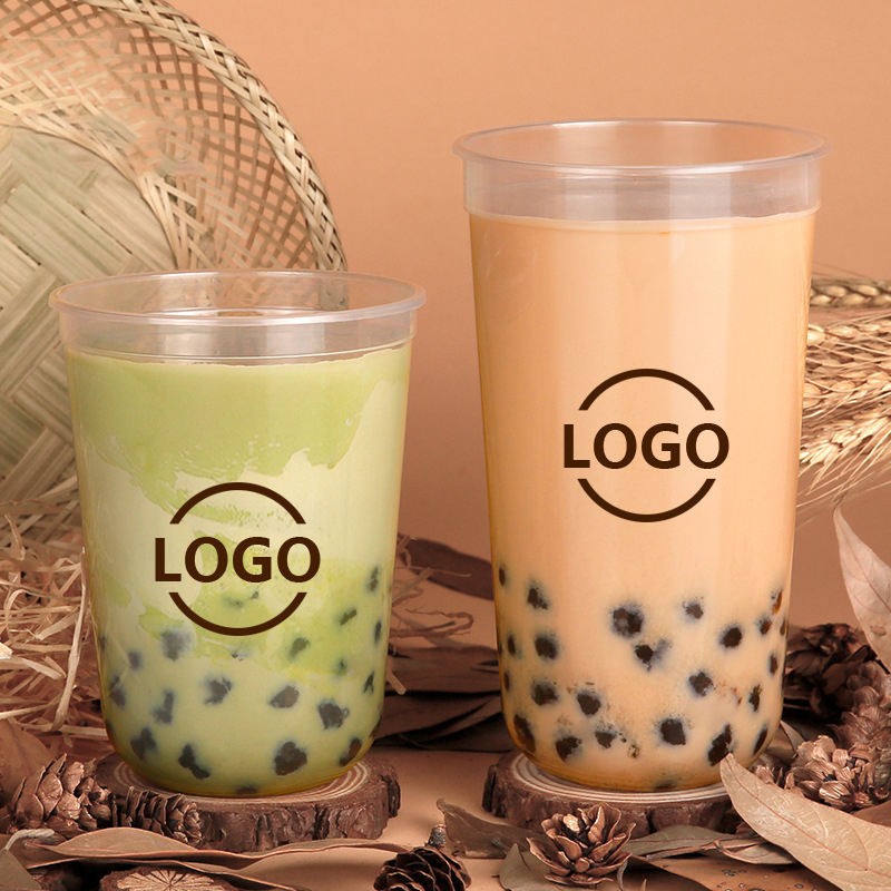 24oz Clear Disposable Injection Molded Hard Plastic PP Cups