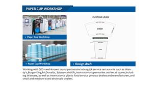 paper cup production line Xinyujie Paper Cup Industry Co., Ltd. factory