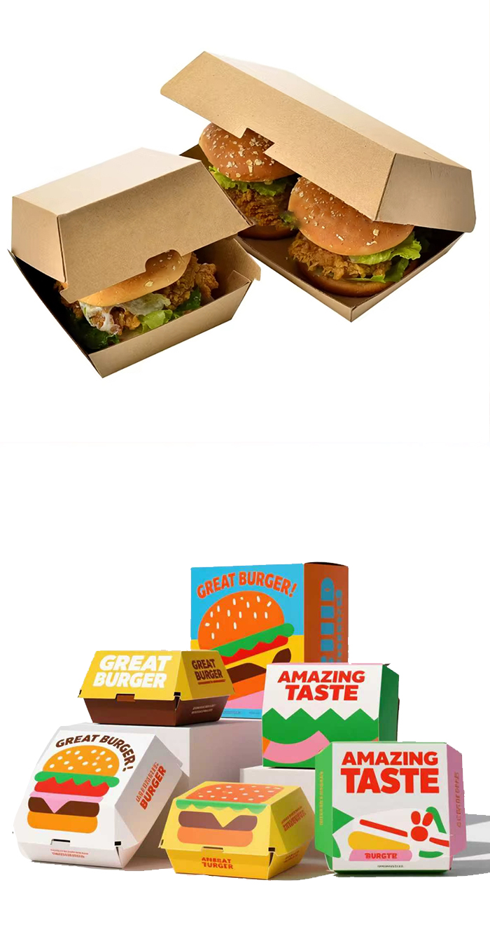 Paper burger box Paper burger box