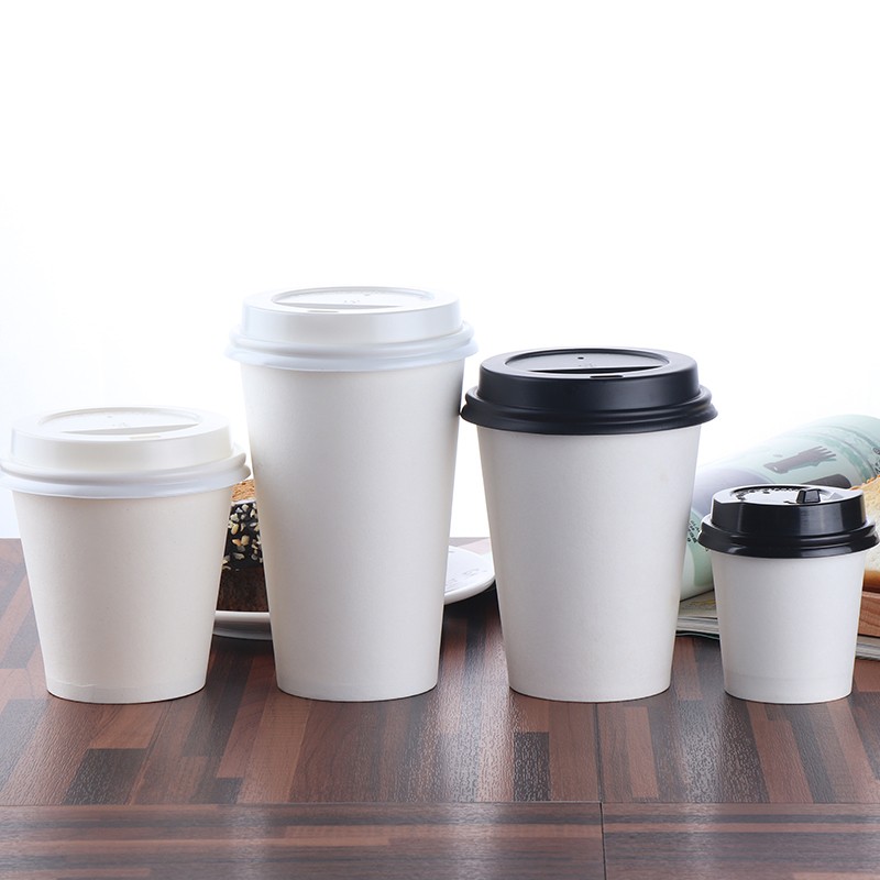 4oz Disposable Cafe Single Walls Coffee Paper Cup With Lid