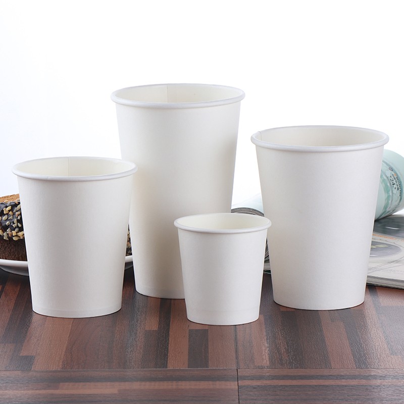 Custom LOGO Cafe Takeaway Cardboard12oz Cup for Hot Drink Single Wall Disposable Paper Coffee Cup With Lid