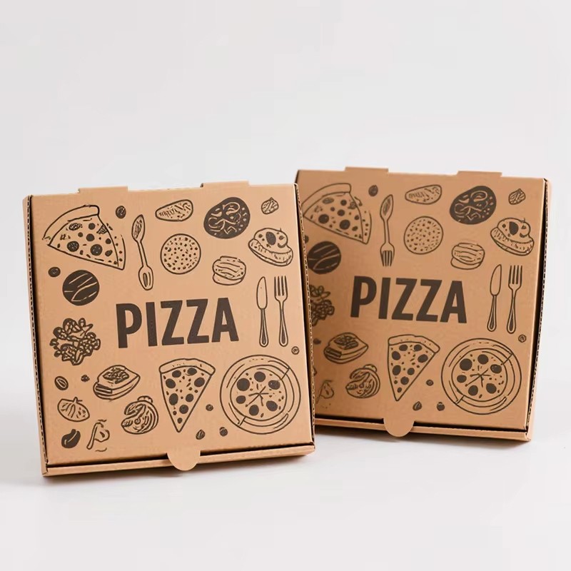 Factory Wholesale Low Price Custom Carton Pizza Box with Logo Eco-Friendly Paper Pizza Box for Pizza