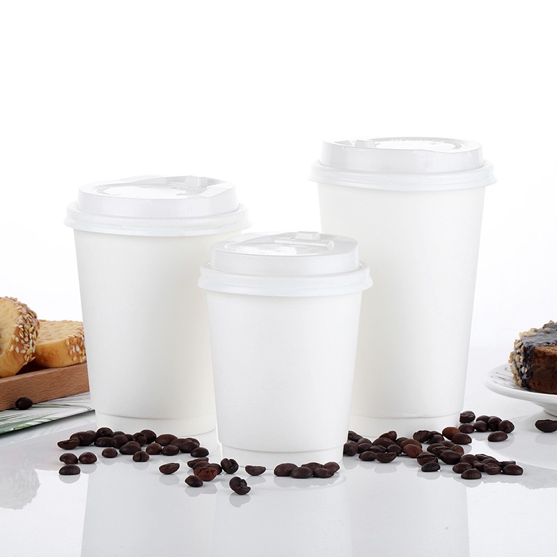 Double wall paper hot coffee cups bulk
