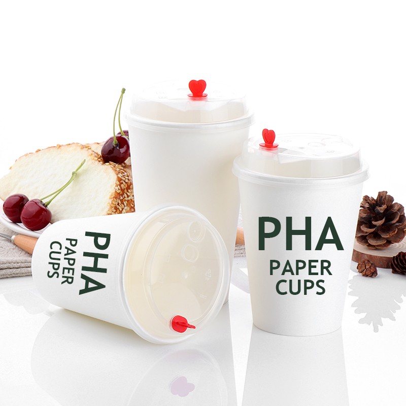 Customized Double Wall Paper Cup Waterproof PLA Coffee Cup for Hot Drinks