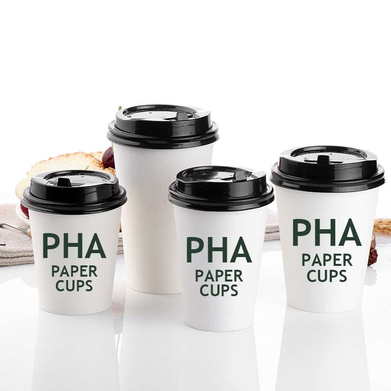 Customized Double Wall Paper Cup Waterproof PLA Coffee Cup for Hot Drinks