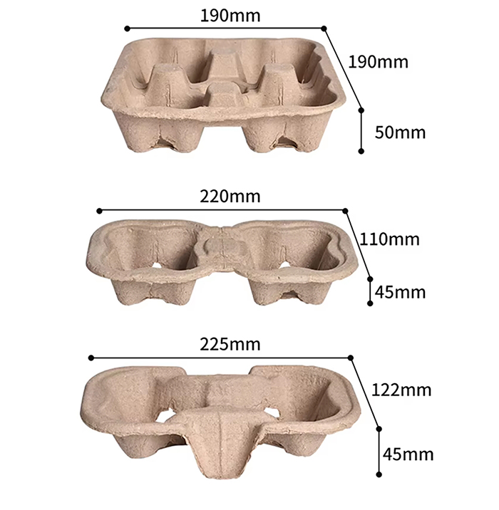 Molded Fiber Caddy Molded Fiber Caddy