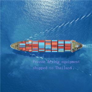 Freeze drying equipment shipped to Thailand