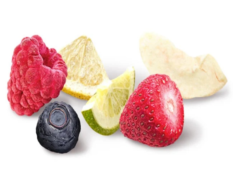 Freeze-dried fruits