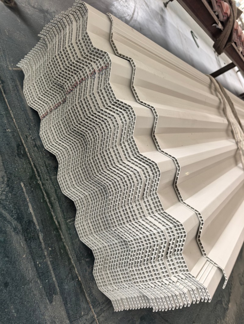 CoExtruded PVC Hollow Tile ASA Corrugated Roofing Molds High Precision UV Resistant and LongLasting Performance
