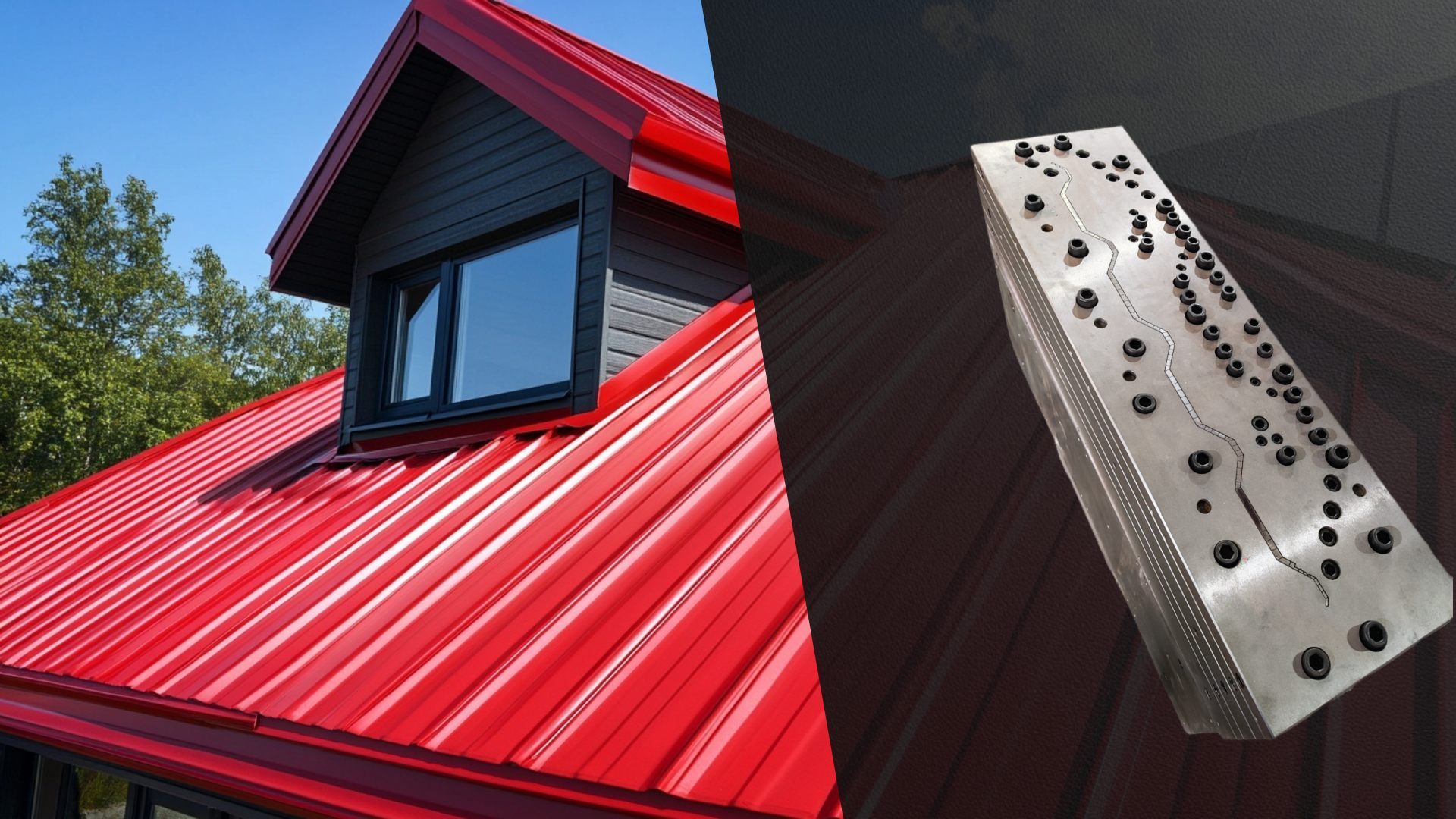 PVC hollow tile mould