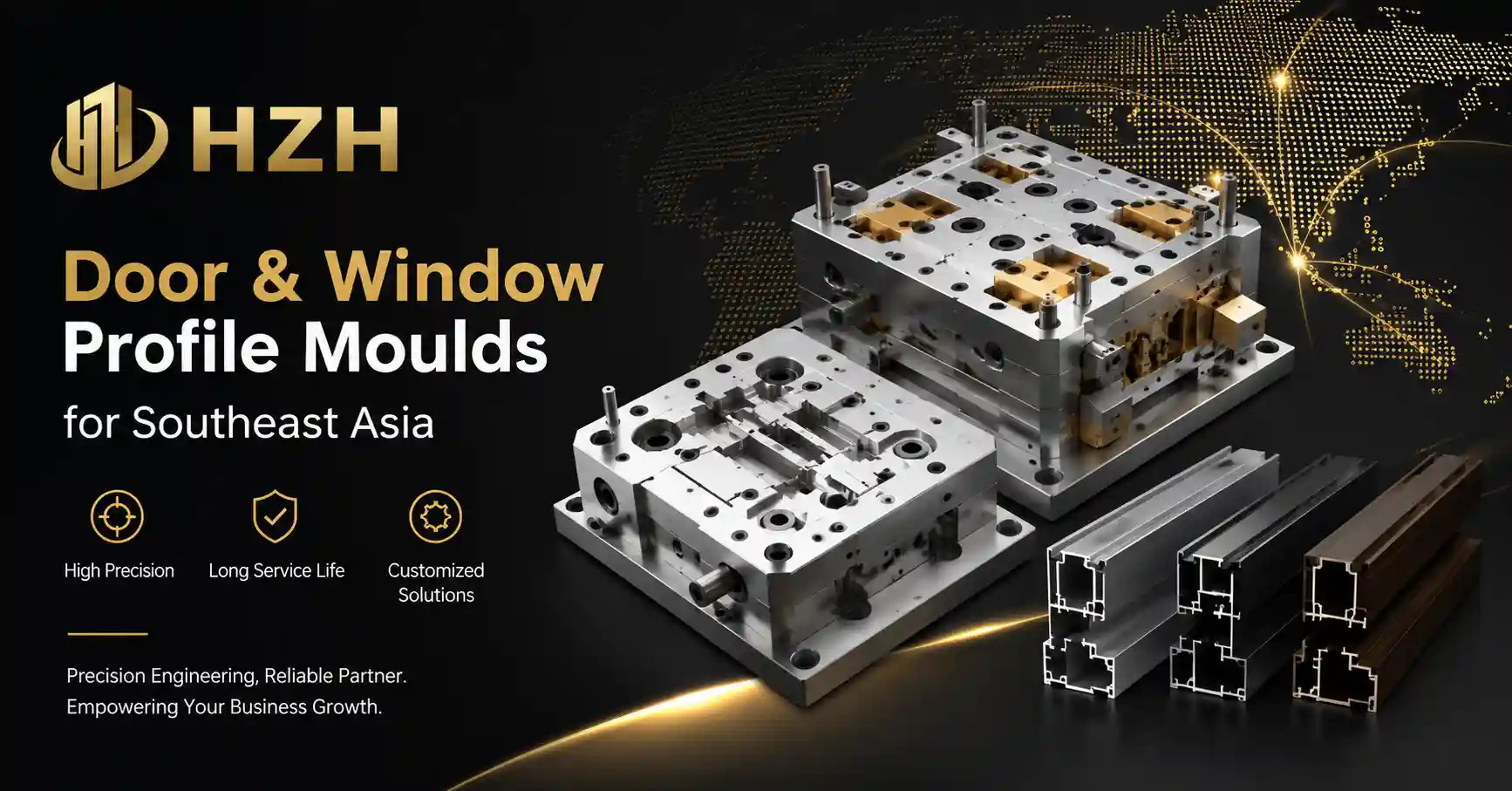 door window profile mould for Southeast Asia