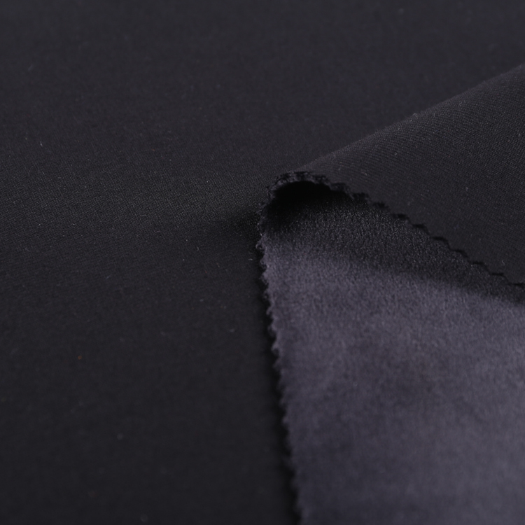 FH16042A- 50s Tencel Roma bonding with fleece Knitted Fabric – Soft Eco-Friendly Fabric for Tops, and pants Garments