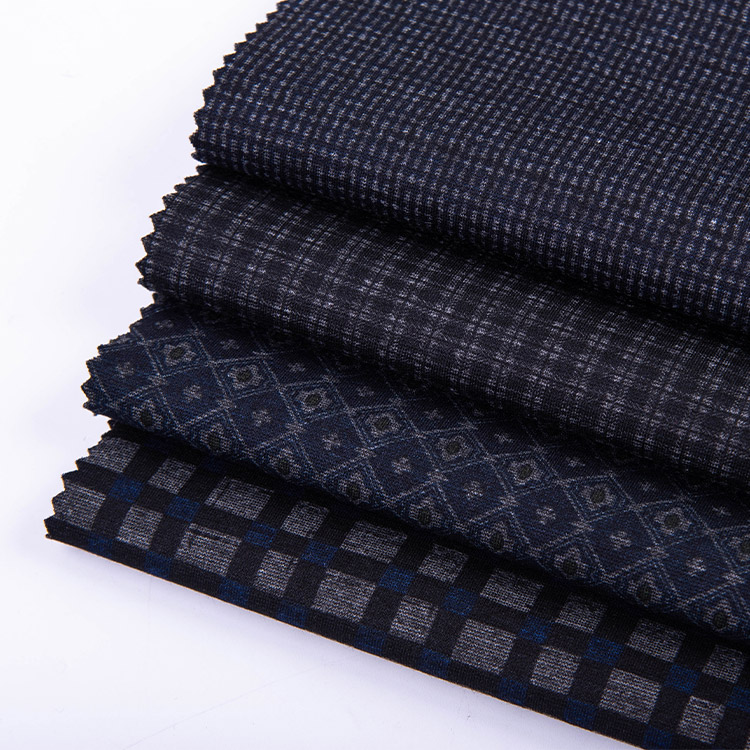 paper printed ponte roma fabric