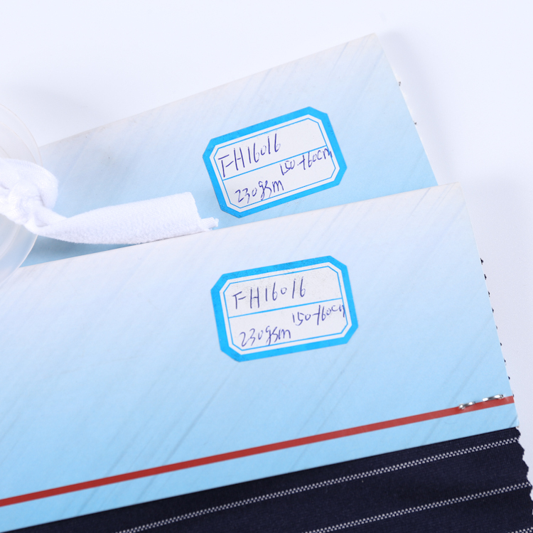 FH16016White Stripe Yarn Dye Ponte Roma Fabric – Colorful Knitted Fabric for Fashion Garments, Blouses, Dresses, and Skirts